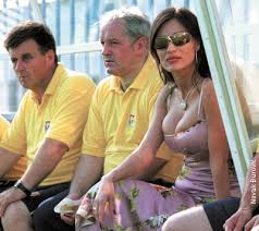 In the dug out: Svetlana Ražnatović